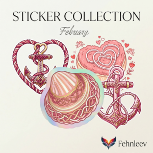 Valentinstags Bundle an Stickern