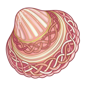 Sehnsucht Februar - Herzmuschel Holografisch