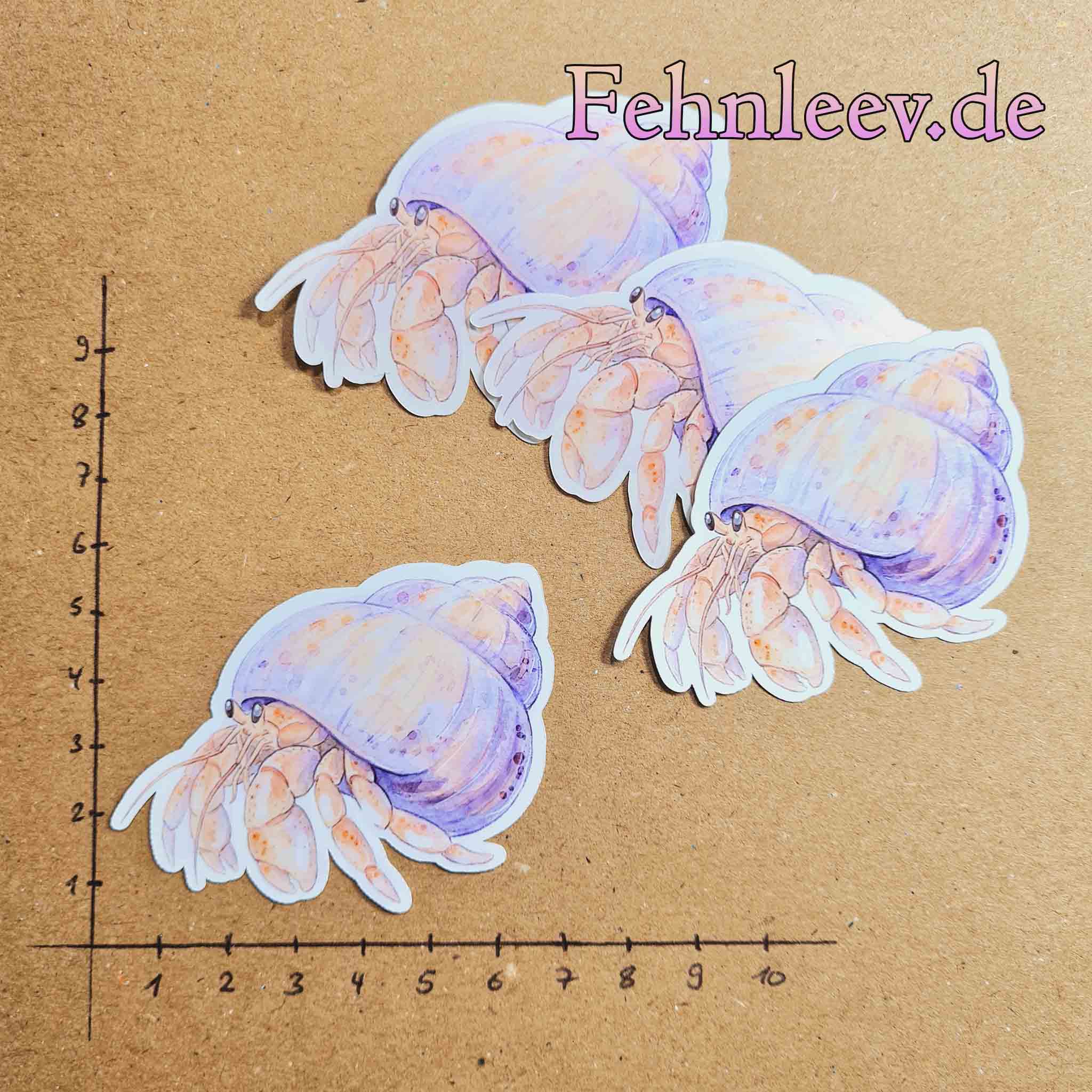 Einsiedlerkrebs Sticker – Bild 3