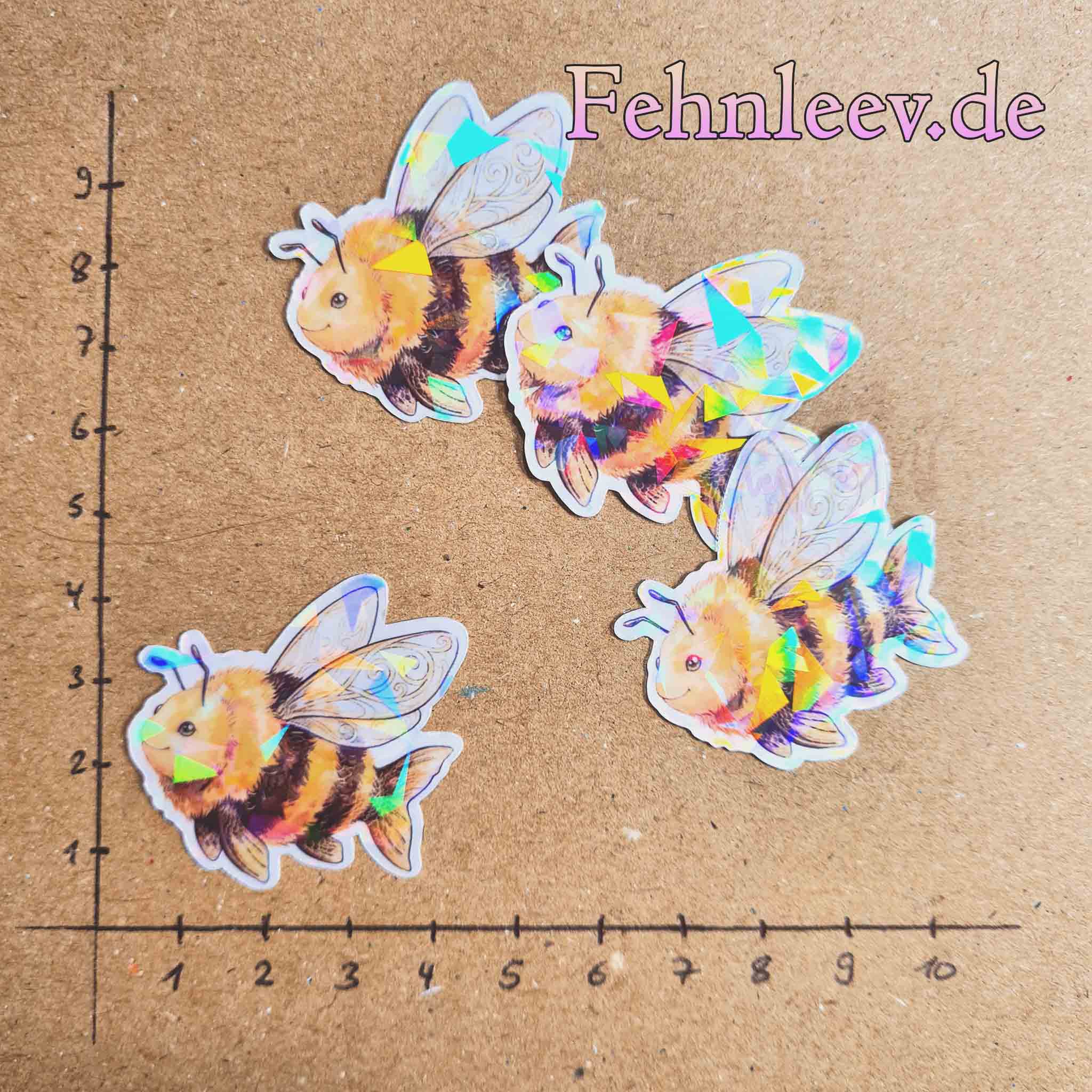 Fischbienchen Sticker (S) â Bild 2