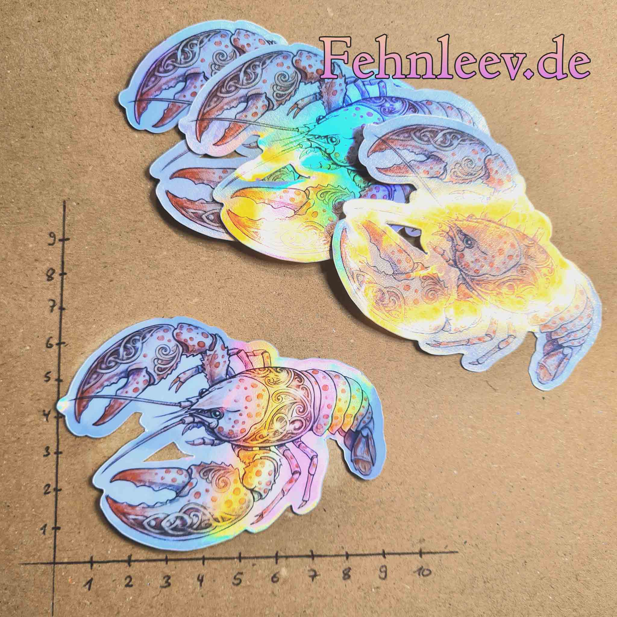 Flusskrebs Sticker (XL) – Bild 3