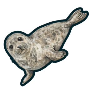 Kegelrobbe Sticker Nordsee