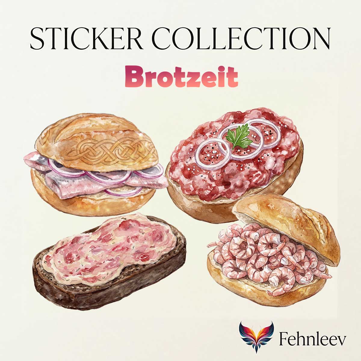Brotzeit - Stickerbundle