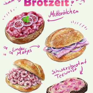 Brotzeit - Stickersheet