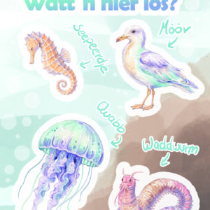 Watt hier los? Stickersheet